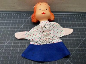 Vintage 1960's TV's  Dennis The Menace MARGARET Hand PUPPET Very Nice Shape old - Picture 1 of 1