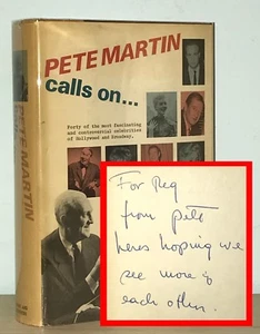 Pete Martin - Pete Martin Calls On... - SIGNED 1st 1st - Old Hollywood - NR - Foto 1 di 7