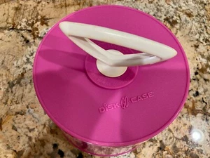 VINTAGE 45 RECORD TRAGETASCHE / PINK - Bild 1 von 2