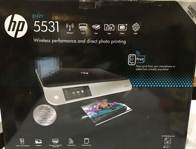 HP Envy 5531 All In One Inkjet Printer New - Image 1 of 4