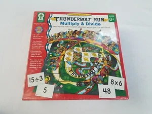 Thunderbolt Run Multiply & Divide Learning Games Board Game, Sealed Ages 8 & Up - Picture 1 of 3