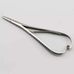 Strumento ortodontico dentale Mathieu pinza punta stretta supporto ago forcella 14 cm - Foto 1 di 7