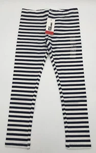 Epic Threads Girls 6 Navy & White Stripe Print M2M Leggings NEW - Picture 1 of 11