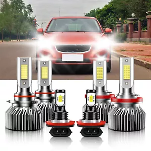 Kit de bombillas LED de haz alto bajo + luz antiniebla 6000K para Volvo C30 2007-2012 - Imagen 1 de 12