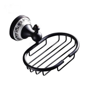 Oil Rubbed Bronze Bathroom Shower Soap Basket Wall Mounted Soap Dish Holder - Picture 1 of 4