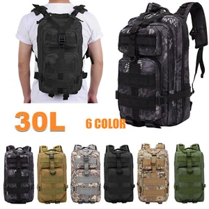 Zaino tattico militare grande 30L, esercito Molle borsa zaino 3 giorni assalto - Foto 1 di 42