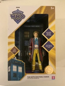 BBC Doctor Who The Sixth Doctor & Tardis Limited Edition 6" Collector Figure Set - Picture 1 of 2