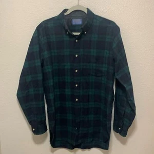 Pendleton Herren Flanellhemd Gr. M grün kariert - Bild 1 von 6