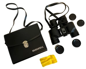 Vintage BUSHNELL ZOOM INSTA FOCUS BINOCULARS 7-15 X 35 With Case - Picture 1 of 7