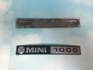 AUSTIN-MORRIS-ROVER MINI COOPER EXTERIOR FOIL BADGE MINI 1000 - Picture 1 of 3
