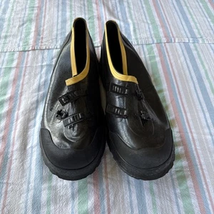 Lacrosse Boots Mens Black 14 Rubber Overshoes Pull On Waterproof Low Top NEW - Picture 1 of 5