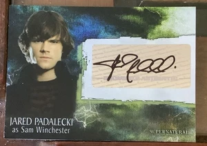 Jared Padalecki Supernatural Sam Winchester A-18 Autograph Inkworks Auto Mint - Picture 1 of 2