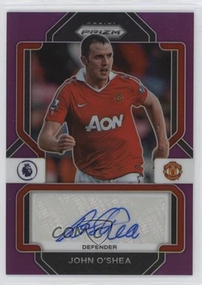 2022 Panini Prizm Premier League Signatures Purple /25 John O'Shea #S-JOS Auto - Image 1 of 2