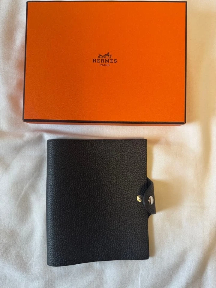 Funda Cuaderno Hermès Ulysse PM Togo Cuero Negro Buen Estado Usada Japón Foto 1 de 4