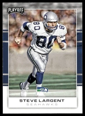 2017 Panini Playoff Steve Largent Seattle Seahawks #177 - Image 1 of 2