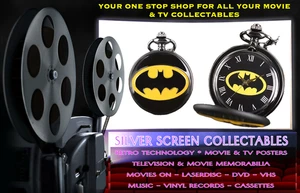 Batman Inspired Quartz Pocket Watch with Necklace Chain - Bat Symbol - Free Post - Picture 1 of 10