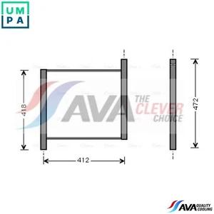 RADIATOR ENGINE COOLING MCA2002 FOR SMART M160.910/160E6ALB05 0.6L 3cyl CABRIO - Picture 1 of 9