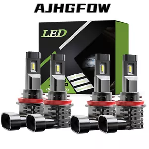 LED Headlight High Low Beam Bulbs for Nissan Pathfinder 2017-2019 High Low Beam - Picture 1 of 11