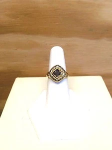 STERLING SILVER RING WITH BRONZE COLORED STONE!!! - Picture 1 of 6