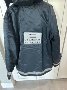 US AIR Us Airways Express Insulated jacket padded cold weather jacket Ramp Crew - Picture 1 of 9