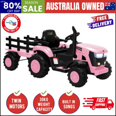 Kids XL Ride On Tractor Toy Battery Electric Operated Car Remote Toddler - image 1 of 4