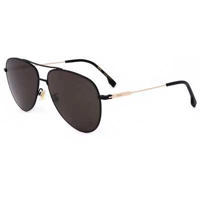 Hugo Boss Men's 63mm Black Sunglasses BOSS1558-O-F-S-I46-63 - Image 1 of 3