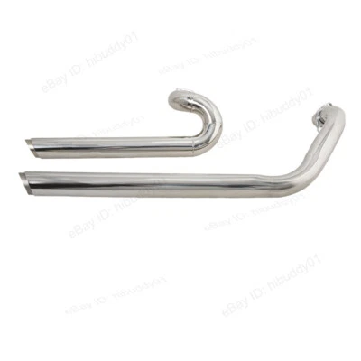 Sistema de escape silenciador plateado deslizable para Honda Shadow VLX 600 VT600 1988-2008 Foto 1 de 4