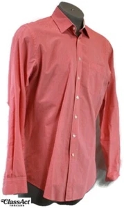 Thomas Pink London Casual Shirt Men's Long Sleeve Red Check Sz M - Picture 1 of 4