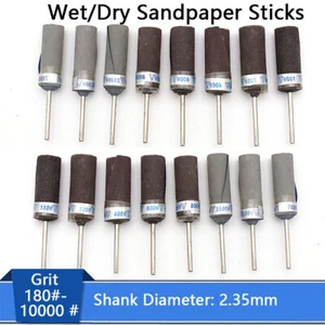 Nass/Trocken Schleifpapier Schleifstab Stab Schleifmittel für Dremel Rotationswerkzeug 180-10000 Körnung - Bild 1 von 5