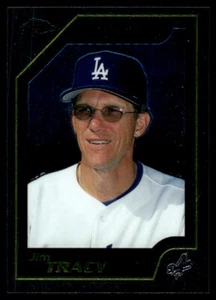 2001 Topps Chrome Traded & Rookies Chrome Jim Tracy Los Angeles Dodgers #T150 - Picture 1 of 2