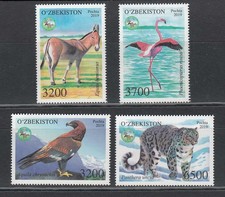 Uzbekistan Usbekistan 2019 MNH** Mi. 1365-68 Fauna of Uzbekistan
