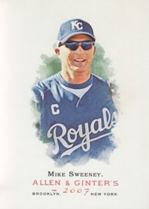 2007 Topps Allen & Ginter Baseball #81 Mike Sweeney Kansas City Royals