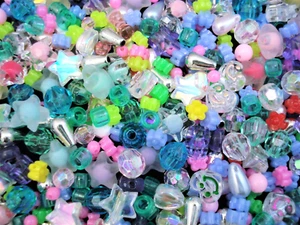 Aretes pulseras para hacer joyas hágalo usted mismo mezcla de plástico de cuentas 25 g - Imagen 1 de 2