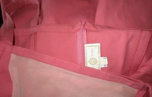 Pristine ST JOHN salmon pink stretch twill knit sheath shift dress M L 12 14 - Picture 1 of 3
