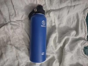 Takeya 40oz Actives Insulated Stainless Steel Water Bottle with Spout Lid - Blue - Picture 1 of 3