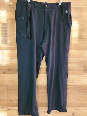Magellan Sportswear Women Drawstring Hiking Pant Pockets Black 12 - Image 1 of 4