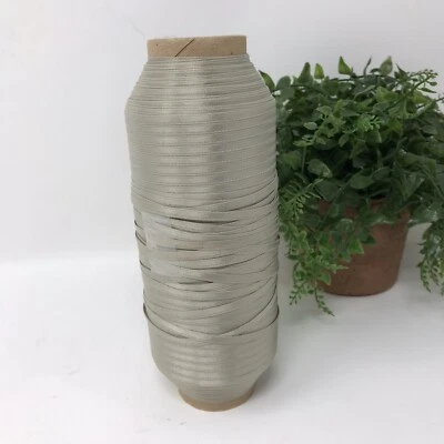 Satin Ribbon 1/8 Inch Wide Double Faced 397 Yards Polyester Soft Pine Hang Tags - Image 1 of 2