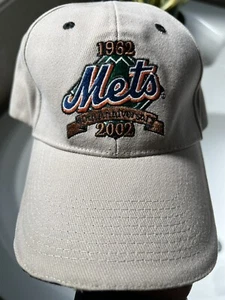 NY NEW YORK METS VINTAGE 1962-2002 BASEBALL MÜTZE CAP 40TH ANNIVERSARY FOX SPORTS - Bild 1 von 4