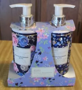 Baylis & Harding frambuesa/figa negra lavado a mano, juego de loción; 10,1 oz fl cada uno; regalo - Imagen 1 de 12