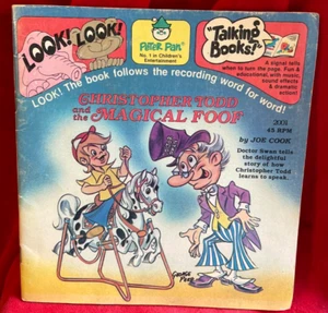 Christopher Todd And The Magical Foof Peter Pan #2001 45 rpm Record & Book - Picture 1 of 10