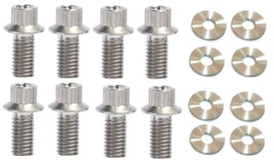 TITANIUM CHEV CHEVY SMALL BLOCK VALVE COVER BOLT KIT - Picture 1 of 1