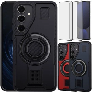 Para Samsung Galaxy S24 FE 5G Funda Antigolpes Anillo Soporte Cubierta / Vidrio Templado - Imagen 1 de 31