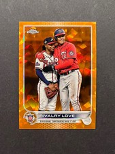 2022 Topps Chrome Update Orange Sapphire JUAN SOTO OZZIE ALBIES Rivalry Love /25
