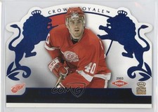 2002-03 Pacific Crown Royale Blue /350 Henrik Zetterberg #113 Rookie RC