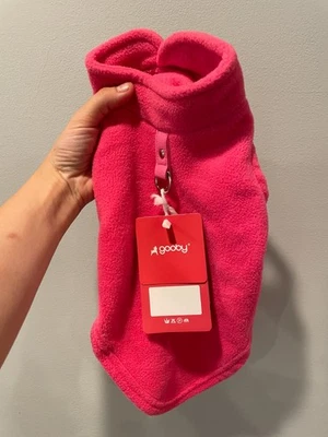 Gooby Stretch fleece pink size small (S) dog / cat / pet vest sweater - Image 1 of 4