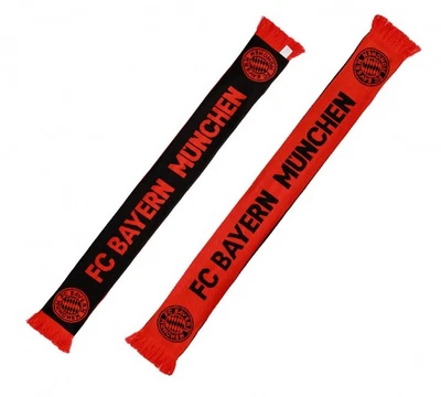 FC Bayern München Strickschal - Rot und Schwarz - Fanschal | Schal | FCB