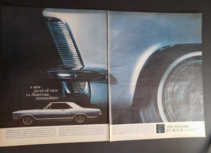 Vintage 1962 Buick Riviera Print Ad – Two-Page Automobile Advertisement - Picture 1 of 4