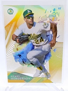 2014 Topps High Tek - Liga Americana Rickey Henderson #HT-RH Oro/99 - Imagen 1 de 2