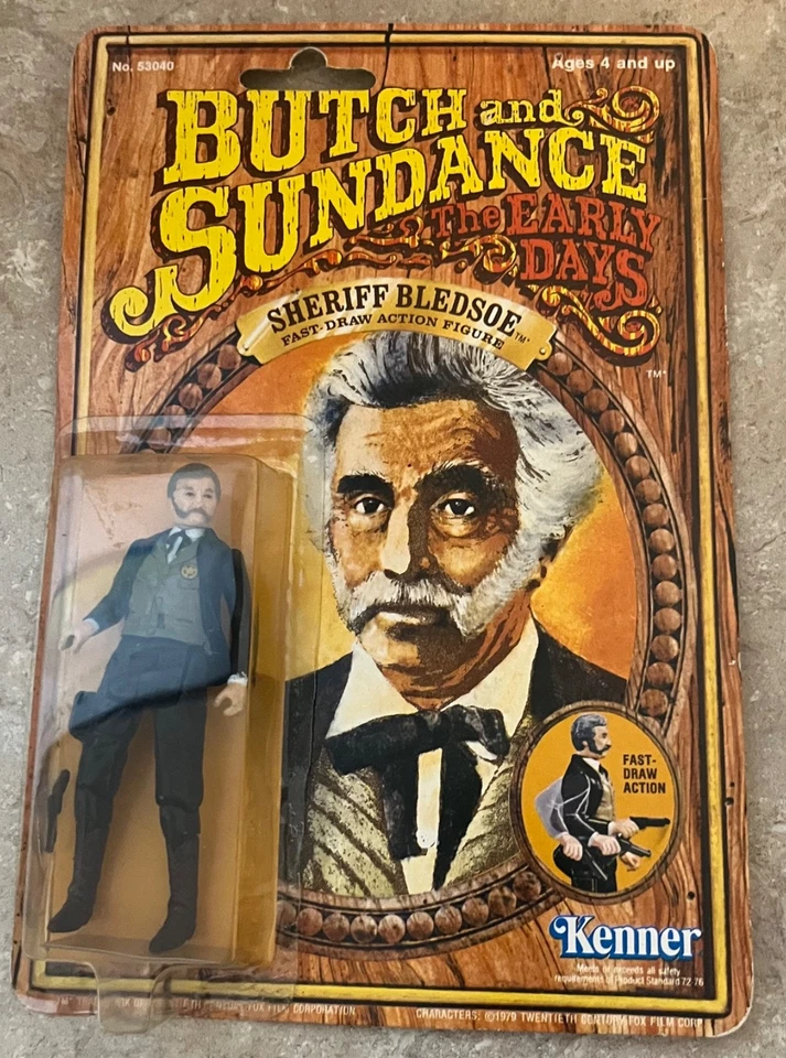 Figura de acción Butch and Sundance 1979 Kenner Sheriff Bledsoe Foto 1 de 4