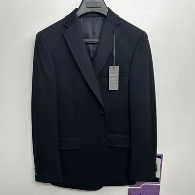 Blazer Michael Kors Negro Calce Clásico Ropa de Hombre Negocios Carrera Chaqueta Foto 1 de 4